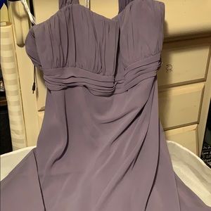 David’s Bridal purple bridesmaid dress 18